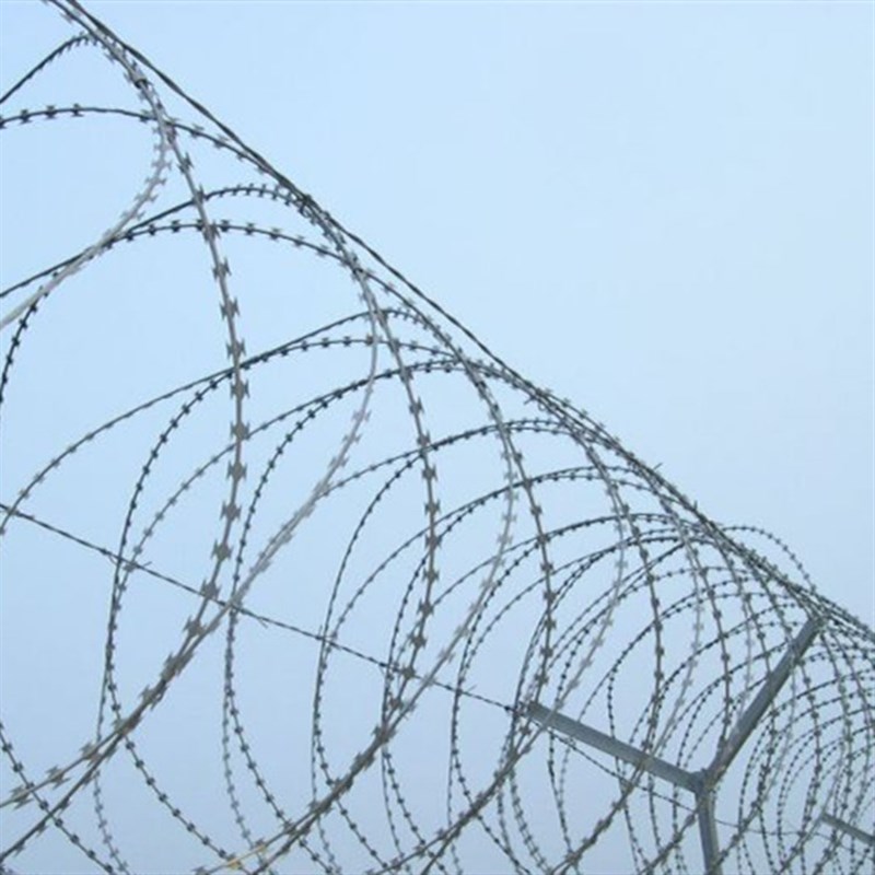 墙头刀片刺网不锈钢刀片刺网刀片刺网安装支架