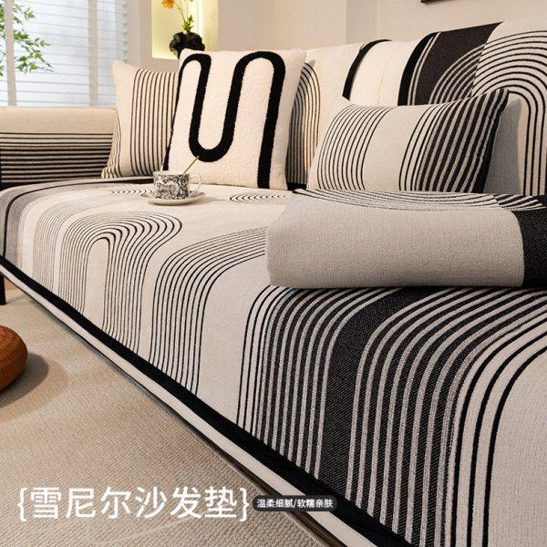 沙发垫子2024新款四季通用简约高级感防滑靠背皮沙发盖布坐垫套罩,居家布艺,沙发垫,淘宝优惠券,粉丝福利购,淘宝优惠卷