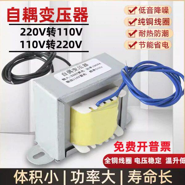 变压器220V转110V变220v自耦方形电压转换器进口电器30w60w100w
