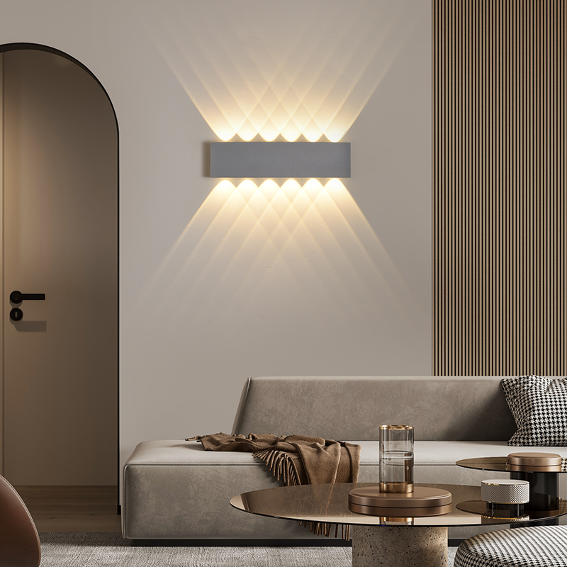 2023新款极简卧室o床头灯壁灯创意轻奢客厅电视背景墙过道楼梯墙