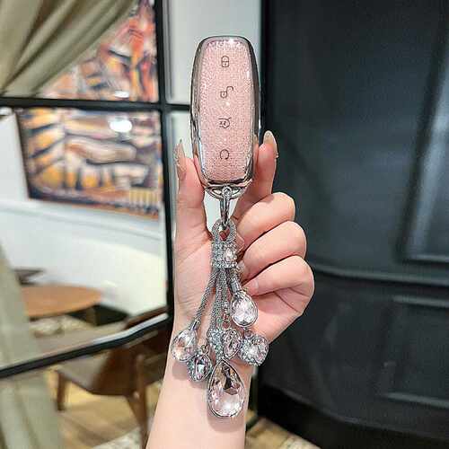 24款腾势D9D8N7N8汽车钥匙套全包