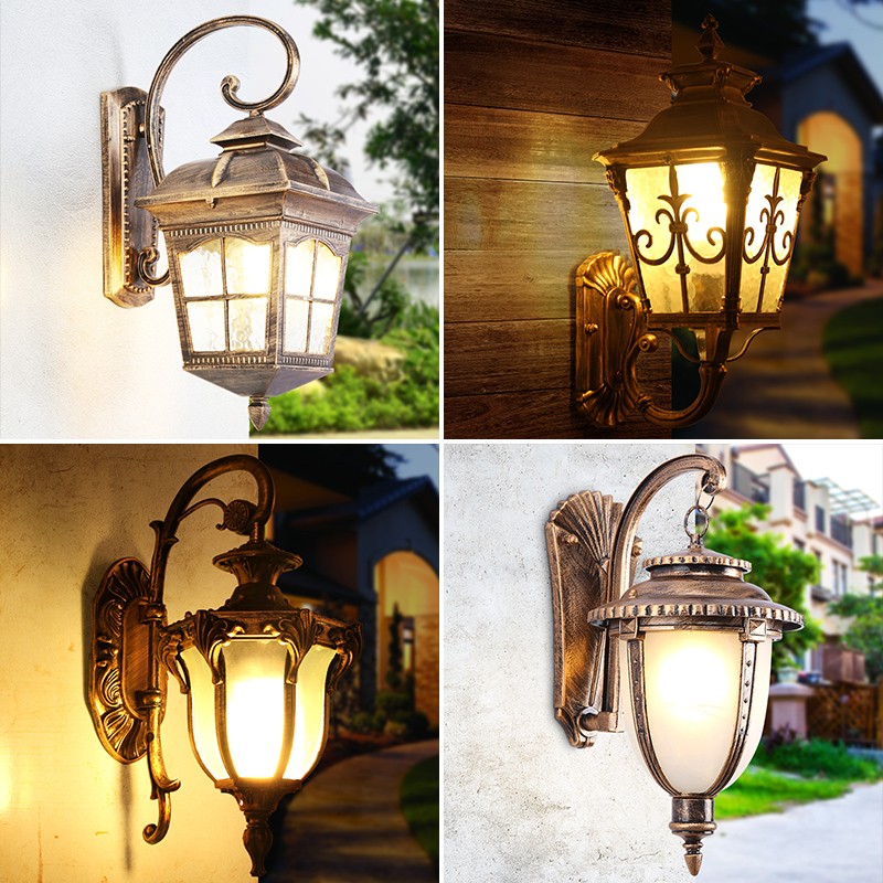 包邮户外灯室外园林景观欧式庭院壁灯F防水露台灯阳台墙壁灯外墙