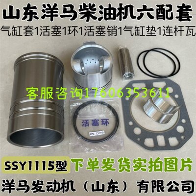 山东柴套机四配油/六配套/缸套活塞销环缸垫瓦CY1105/CY1115