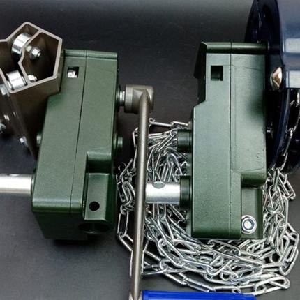 卷霸大棚手动卷膜器养殖场卷帘机猪场温室通风设备配件放风机