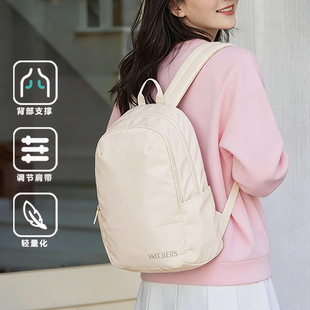 斯凯奇2025新品男女款双肩包背包大容量时尚休闲运动通勤轻便书包