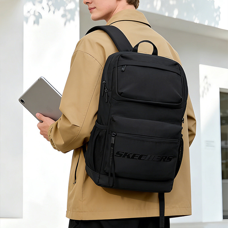 Skechers斯凯奇商场同款双肩包男女同款时尚休闲大容量旅行背包,运动包/户外包/配件,双肩背包,淘宝优惠券,粉丝福利购,淘宝优惠卷