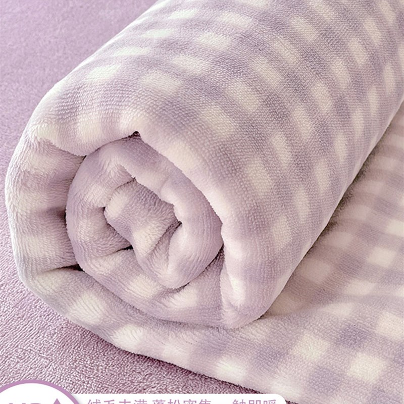 牛奶绒床单单件2j025新款冬季加厚法兰珊瑚绒被单冬天加绒保暖毛