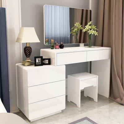 梳妆台卧室现代简约收纳柜一体小户型2022年新款网红多功能化妆桌,住宅家具,梳妆台/桌,淘宝优惠券,粉丝福利购,淘宝优惠卷