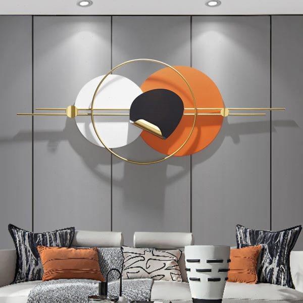 客厅沙发背景墙壁饰挂件金属墙壁挂饰铁艺墙饰轻奢餐厅墙面装饰品,家居饰品,壁饰,淘宝优惠券,粉丝福利购,淘宝优惠卷