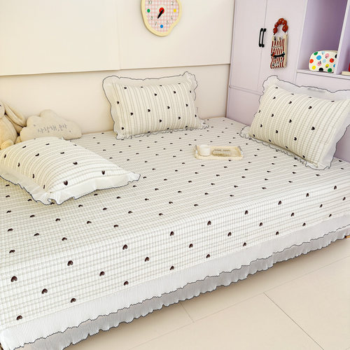 四季通用全棉夹棉床盖