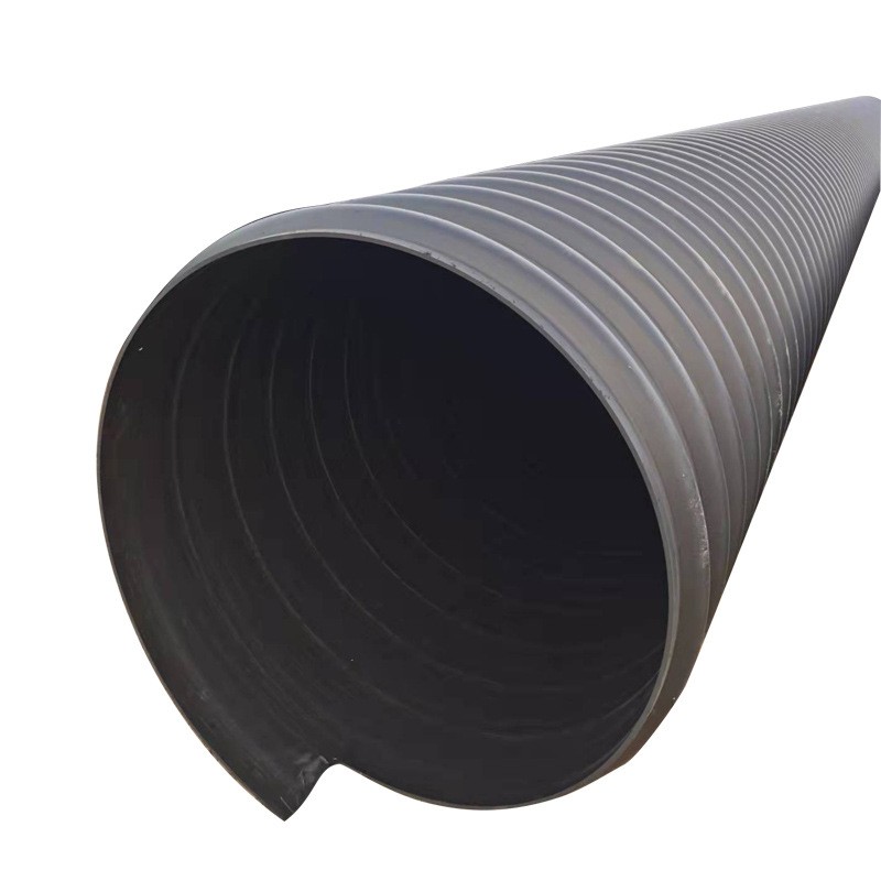 钢带排水排污管道500聚乙烯大口径加钢波纹管排水排污生产现货