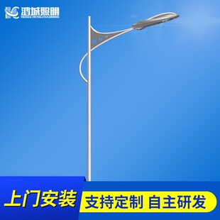 市电路灯厂家户外公路路灯杆led路灯头8米10米12米路灯杆子
