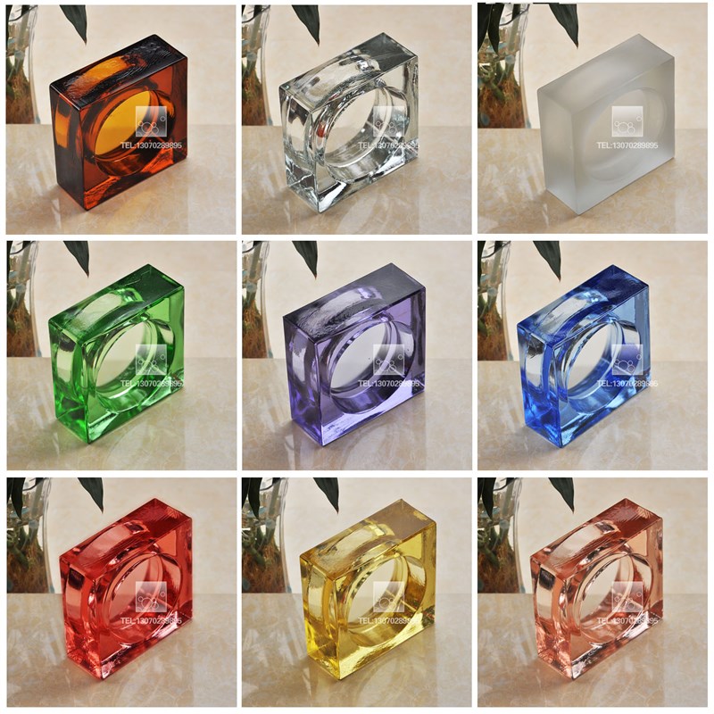 150太阳纹实心玻璃砖网红水x晶方砖隔断彩色背景客厅玄关透光超白