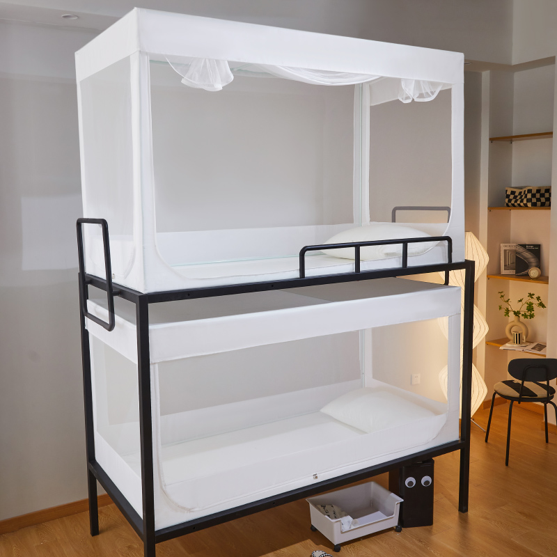 可伸缩蚊帐学生宿舍上铺下r铺通用0.8m 上下牀0.9米寝室单人蒙古