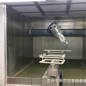 热销家具木器龙门珩架7轴喷涂机器人机械臂喷漆防爆喷涂流水线