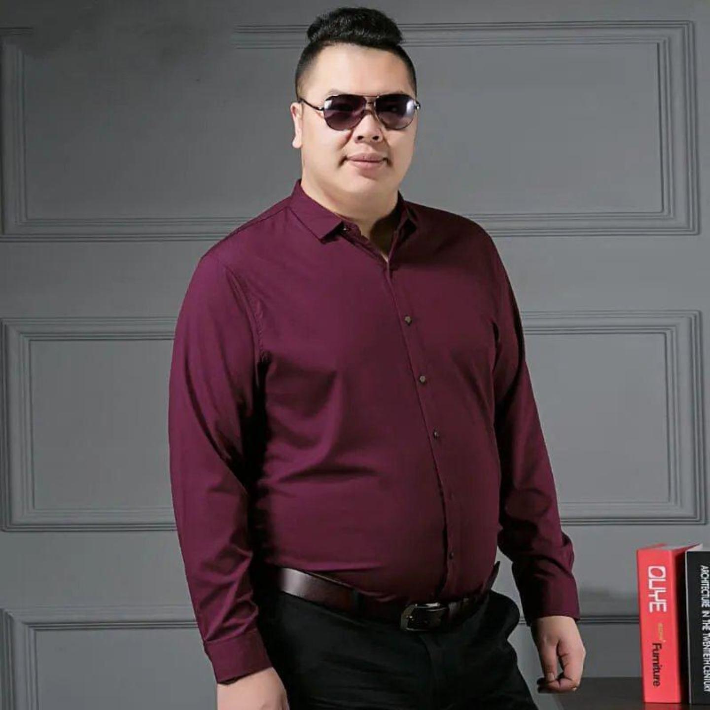 新款大码男士宽松潮流衬衣