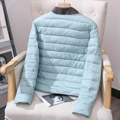 新款轻薄棉服女短款秋冬外套