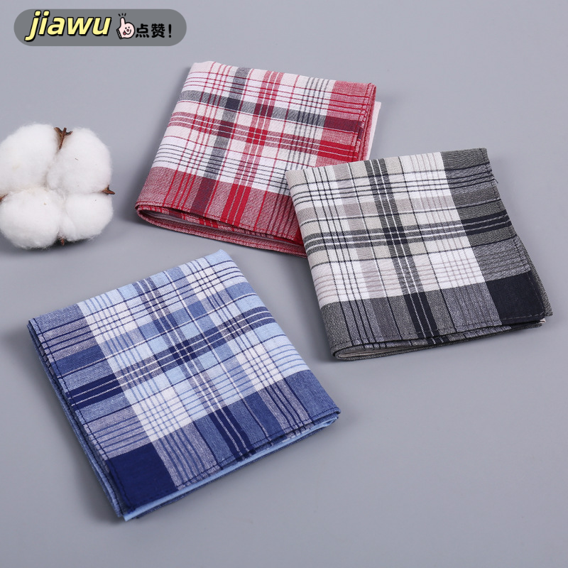 新款 手绢全棉吸汗擦手巾男士手帕小毛巾可定方巾手帕毛巾腰带/皮