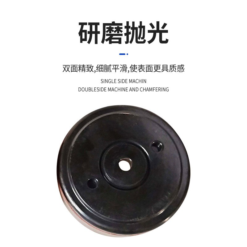 玻璃磨边抛光连底BD轮直线双边抛光轮倒角磨边带底座直边机BD磨轮