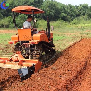 菜地种植农用开沟培土机 油菜田开沟旋耕机 水田旱田旋耕开沟机