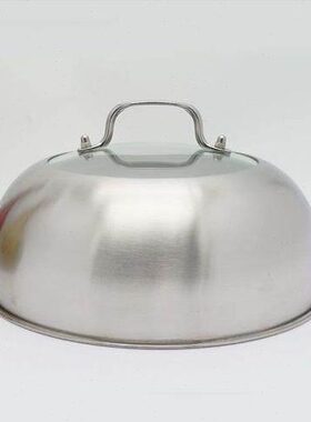 蒸锅炒锅锅盖24262830cm包邮不锈钢蒸锅锅盖可视化锅盖通用加厚