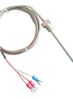 pt100热电阻 WZPK-291 温度传感器 L=200MM 三线 -50-400度 M12*1