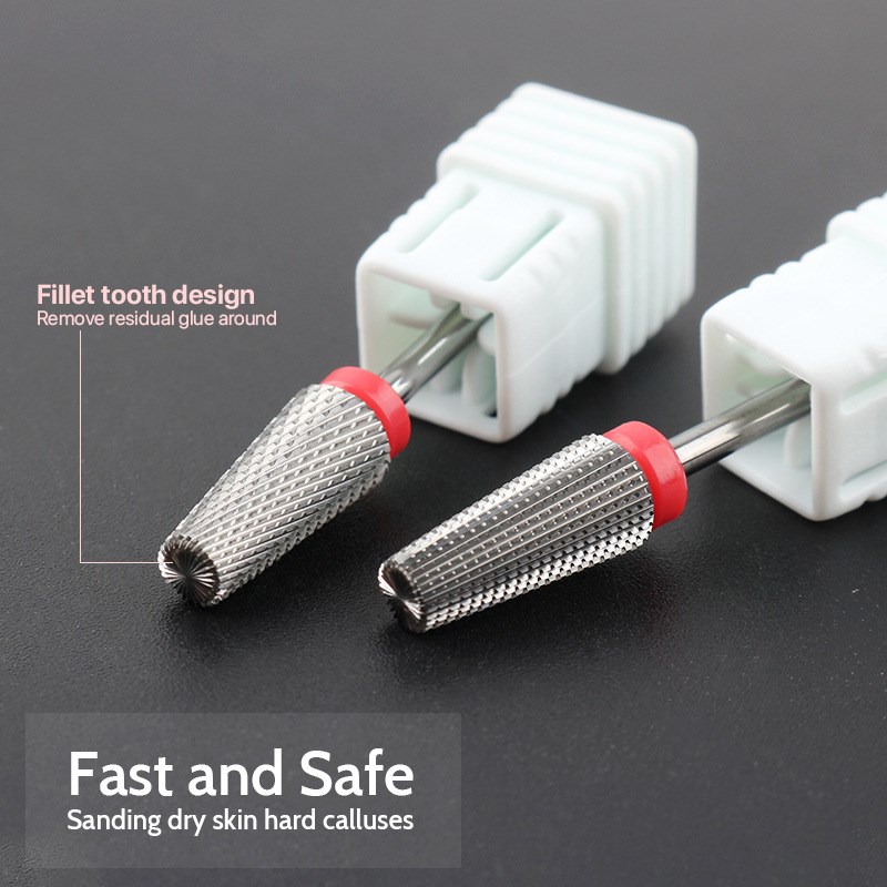 美甲钨钢打磨头打磨甲面卸甲修型电动打磨机可替换磨头美甲工具