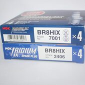 NGK铱金火花塞BR8HIX适用二冲船外机B8HS BR8HSA火星塞摩托艇
