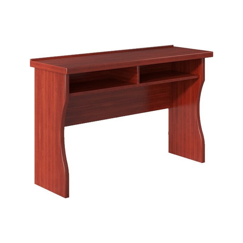 双人会议室会议桌椅组合培训桌1.2米条形桌木皮油漆主席台长条桌