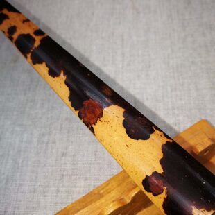 紫花湘妃竹折扇马牙头扇子玉竹小骨9.5寸苏工文玩收藏礼品 陈敏制