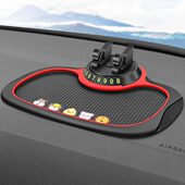 汽车防滑垫车用多功能仪表台车载装 饰品手机置物垫车内中控台垫子