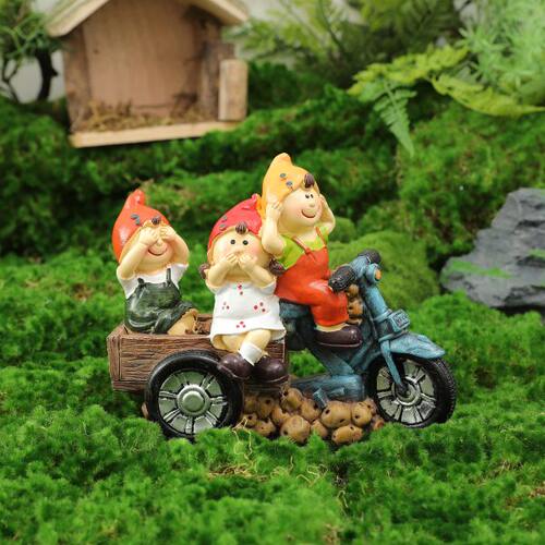 农家小娃苔藓微景观装饰摆件可爱迷你小蘑菇配件创意造景公仔摆饰