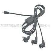 电动功能按摩沙发推杆电机有线手控器无线遥控延长线一拖三转接线