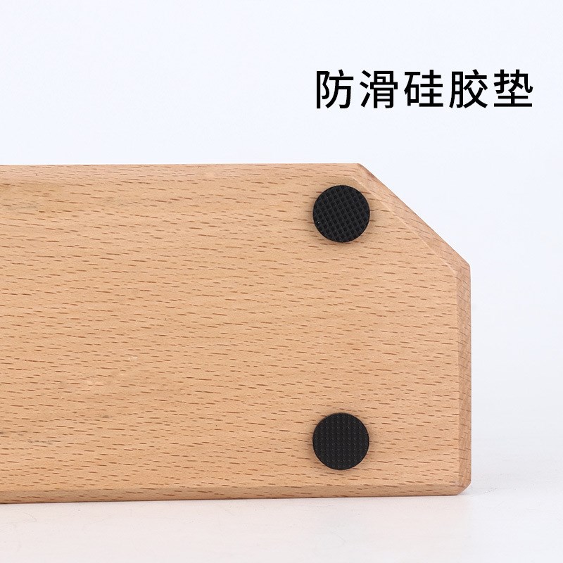 咖啡压粉座 胡桃木填压座布粉压粉器咖啡手柄支架 实木压粉锤底座