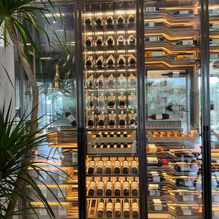 玛曼堡恒温酒柜定制不锈钢酒柜红酒展示柜餐厅恒温酒柜定制厂家