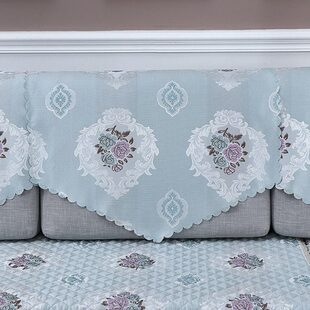 沙发巾靠背垫通用沙发靠背巾盖布后背巾百搭三角巾四季刺绣扶手巾