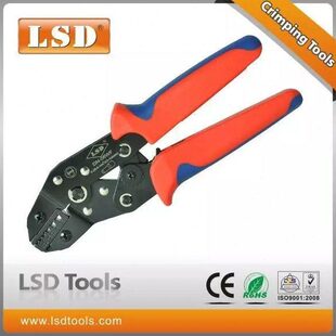力斯达工具 DN-06WF针形E TE EN管型端子棘轮压线钳( 0.25-6MM2)