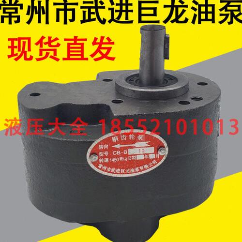 常州武进巨龙钢齿轮泵CB-B6/B10/B4/B16/B20/B25/B32/B40/B50/B63