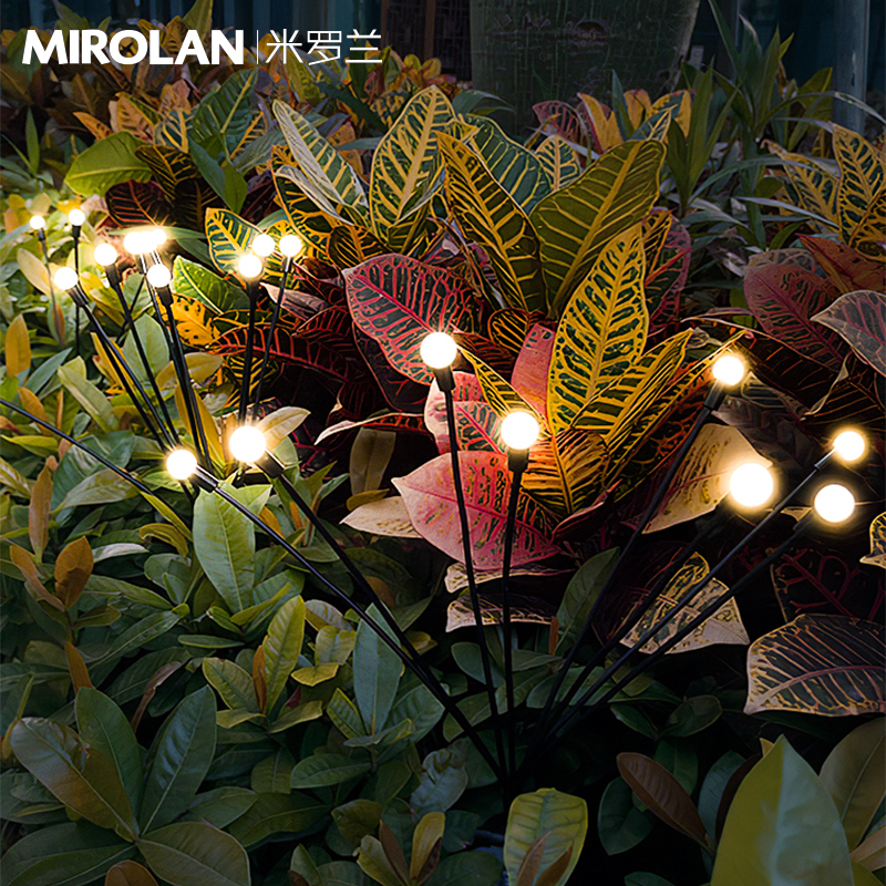 太阳能户外灯萤火虫灯花园灯草坪灯庭院J氛围灯植物灯防水地插灯