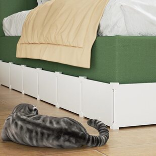 床底挡板防猫防尘防宠物钻l型围栏沙发缝隙空隙床尾边封床底神器