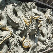 纯铜龙户外铜龙 龙雕塑 纯铜两条龙雕塑铜龙标志性雕塑