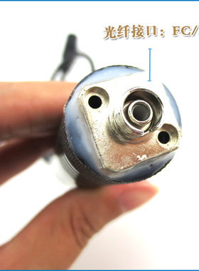 532nm200mw绿光光纤耦合激光器 绿色点状激光镭射灯头多模FC接口