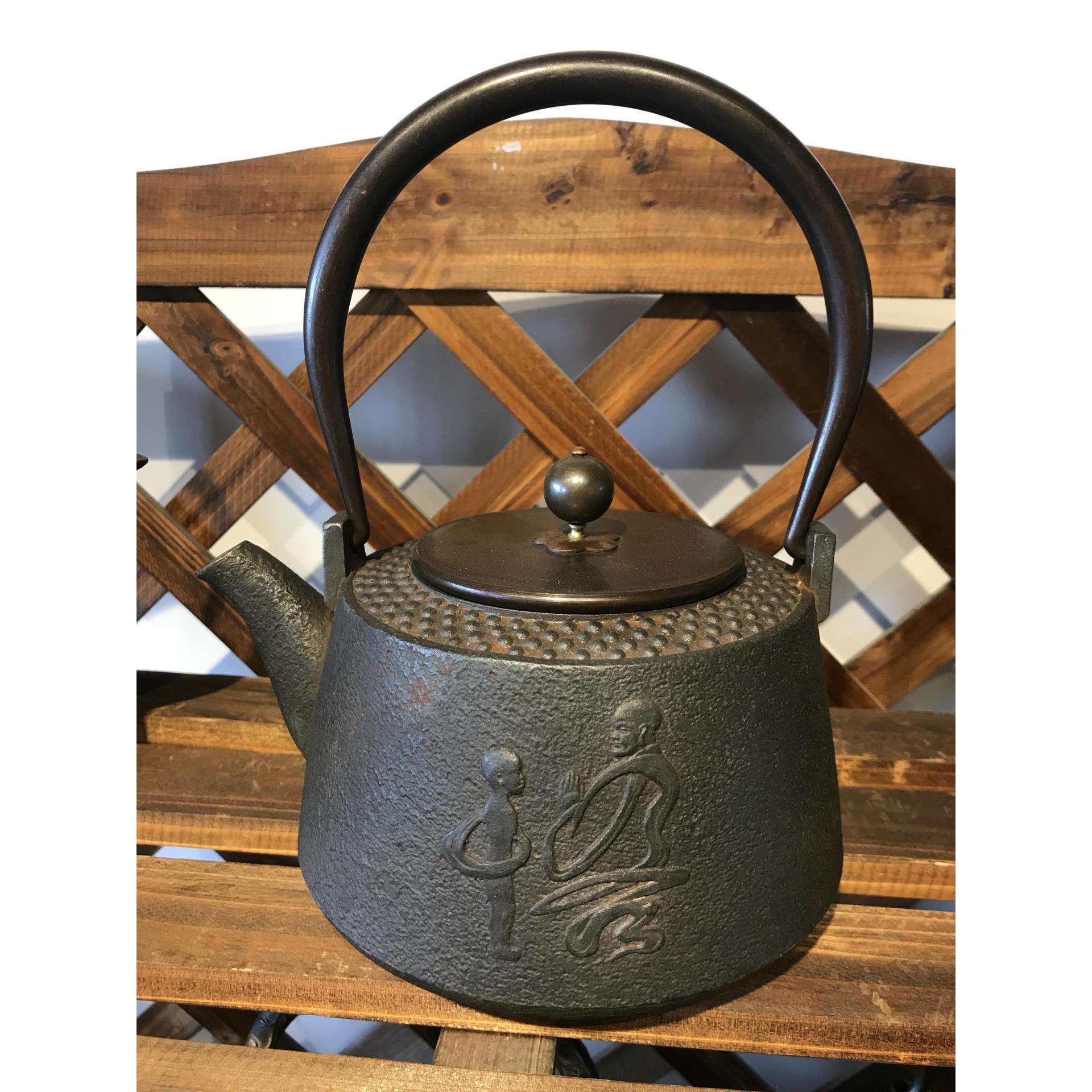 金义堂 中式仿古茶壶 纯手工养生泡茶壶荷叶高档功夫铁壶