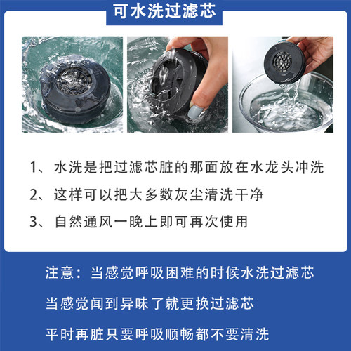 过本重松口罩TW01SCTW02S08S面具2件T配日滤芯可水洗防雾霾电焊盒
