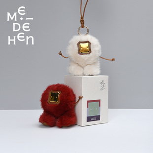 MEIDEHEN美得很四方娃娃玩偶挂饰包挂毛绒玩具新年礼物