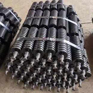 厂家定制各种的型号缓冲托辊橡胶托辊锥型辊子源头厂家耐磨耐用