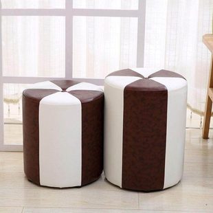 试衣间直径31高35 40cm垫脚迷你舒适圆凳子寝室小凳子圆椅沙发凳