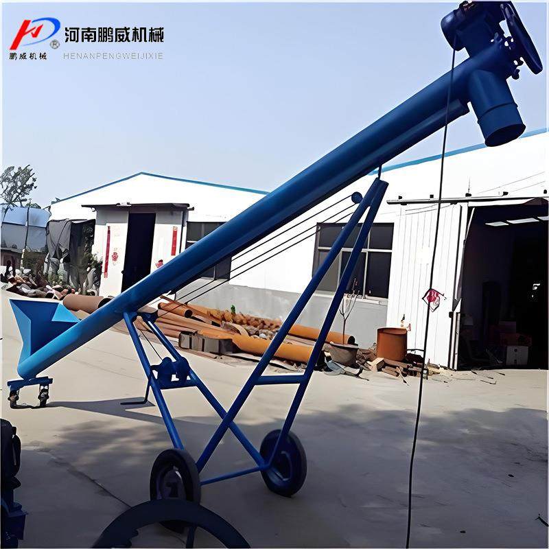 04不锈钢绞龙提升机倾斜使用螺旋输送机有轴无轴螺旋输送设备