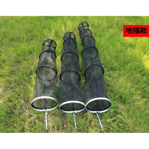 鱼护抄网一体钓鱼网兜小眼鱼护兜折叠多功能小眼鱼护野外垂钓休闲图片