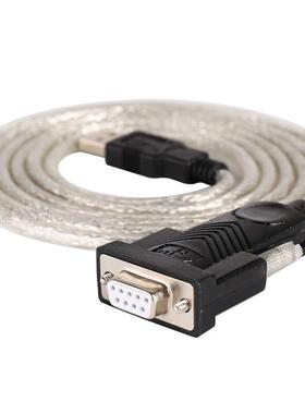 Z-T业K USB转rs2转2串口线母头DB9针工E级九孔3换COM母口232转usb